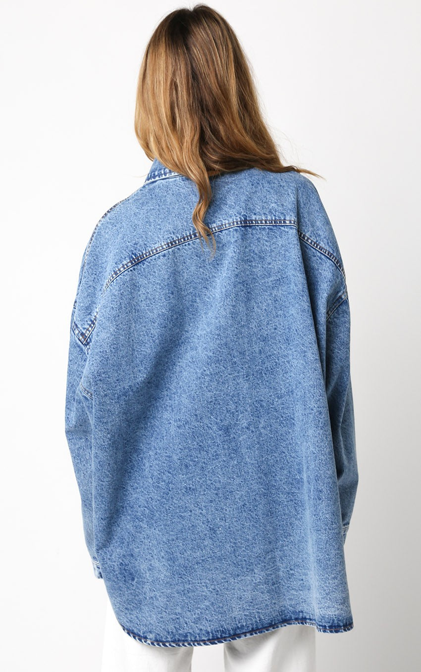 FINLEY OVERSIZED DENIM SHIRT