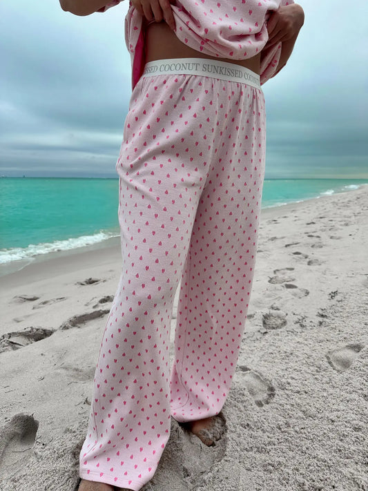 HEARTS PAJAMA PANTS