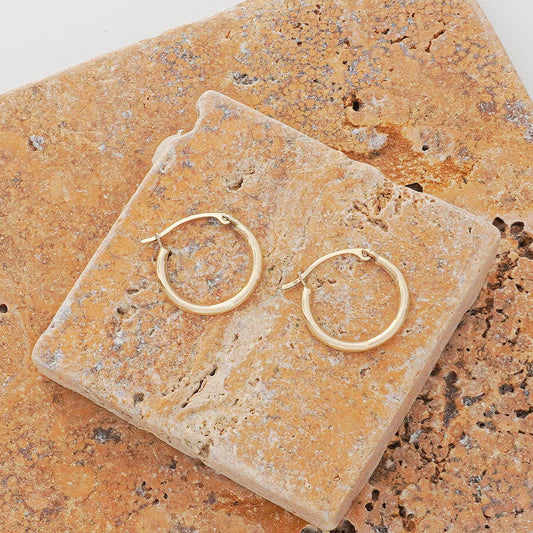 Emma 14K Gold Hoop Earrings